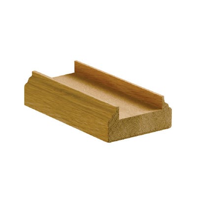 32mm Richard Burbidge White Oak Baserail 2400mm WOBR2400/32