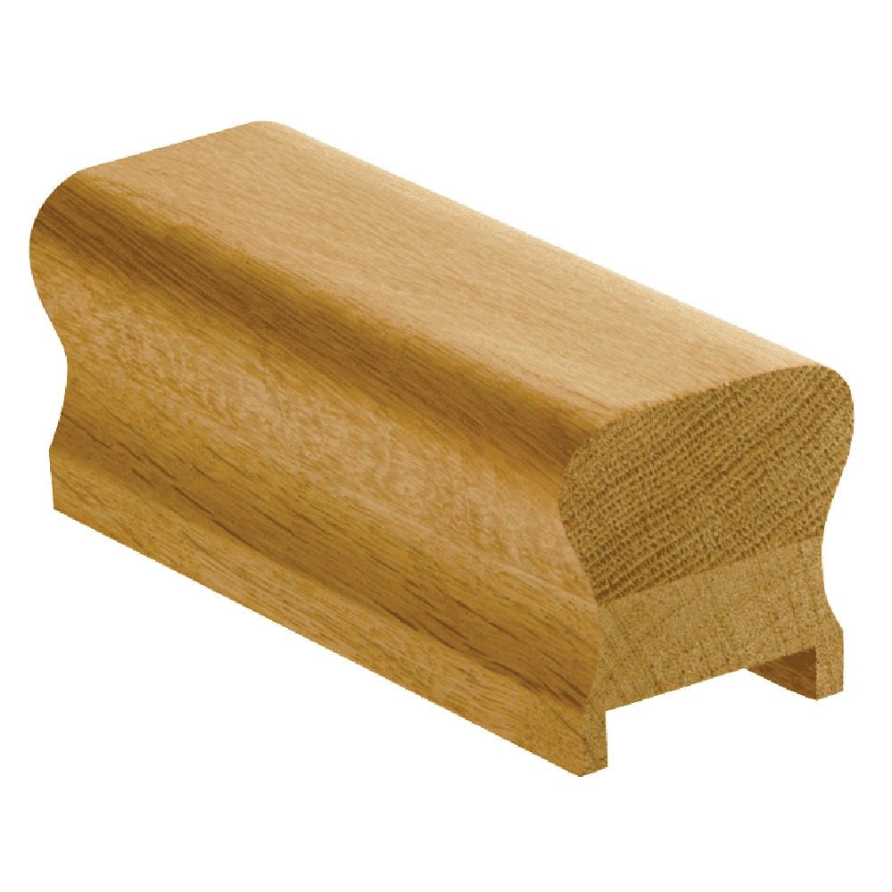32mm Richard Burbidge White Oak HDR Handrail 2400mm WOHDR2400/32