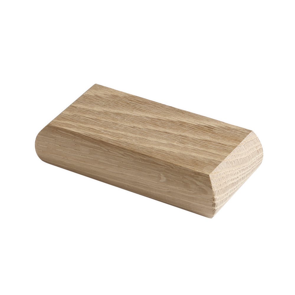 Richard Burbidge White Oak Flat Half Newel Cap WONC8HALF