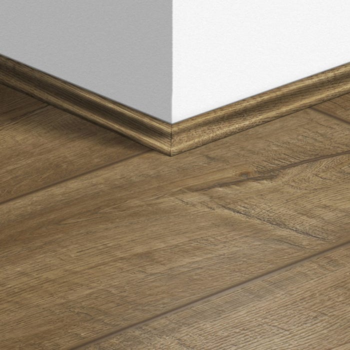Quick Step Scraped Oak Grey Brown Laminate Scotia Beading 2 4m Design Qs1850