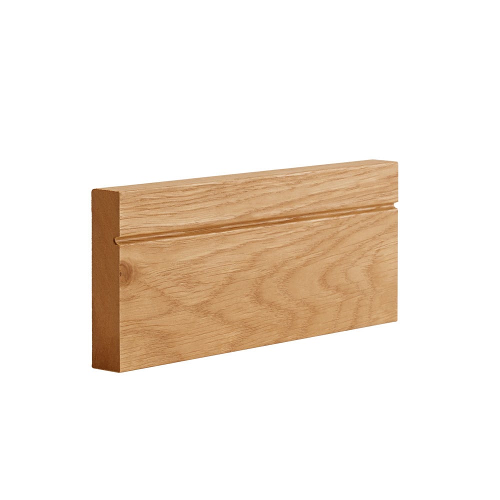 Deanta Oak Veneer Architrave Shaker Style Door Set