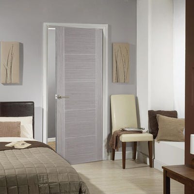 LPD Internal Light Grey Vancouver Prefinished 5 Panel Door 1981 x 838 x 35mm