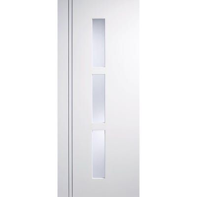 LPD Internal White Sierra Blanco Prefinished 3L Obscure Glazed Door 1981 x 838 x 35mm