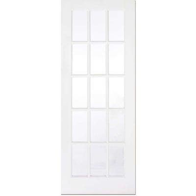 LPD White Primed SA77 15L Clear Glazed Door 1981 x 686 x 35mm