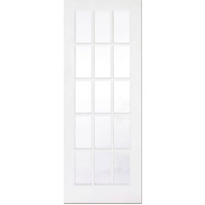 LPD Internal White Primed SA77 15L Clear Glazed Door 1981 x 838 x 35mm