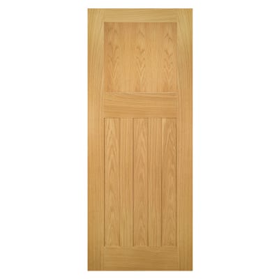 Deanta Oak Cambridge DX FD30 Fire Door 1981 x 610 x 44mm
