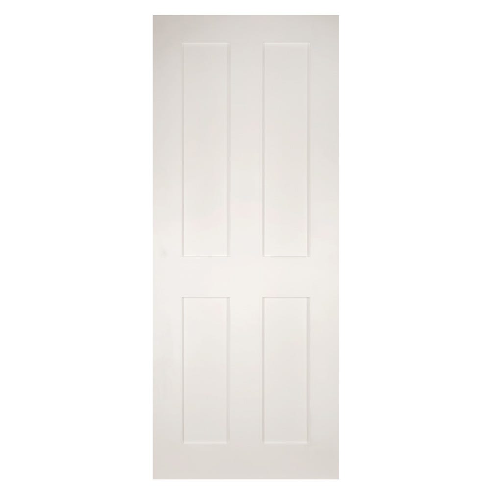 Deanta Internal White Primed Eton Shaker 4 Panel FD30 Fire Door