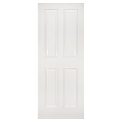 Deanta White Primed Rochester 4 Panel Fire Door 1981 x 610 x 44mm