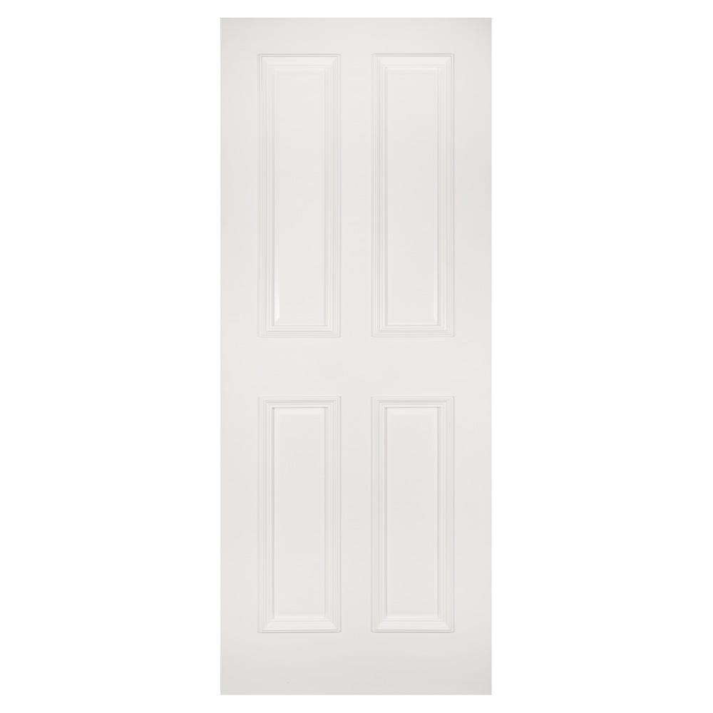 Deanta Internal White Primed Rochester 4 Panel FD30 Fire Door