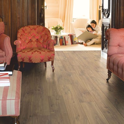 Quick Step Classic CLM1488 Midnight Oak Brown Laminate Flooring