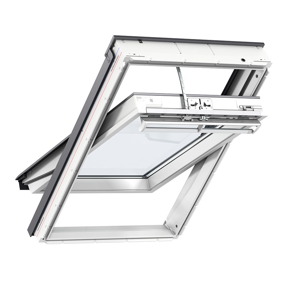 VELUX GGU 007021U Integra Electric Laminated White Roof Window