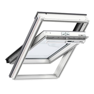 Velux GGL CK02 2070 55 x 78cm White Painted Laminated Centre Pivot Roof Window