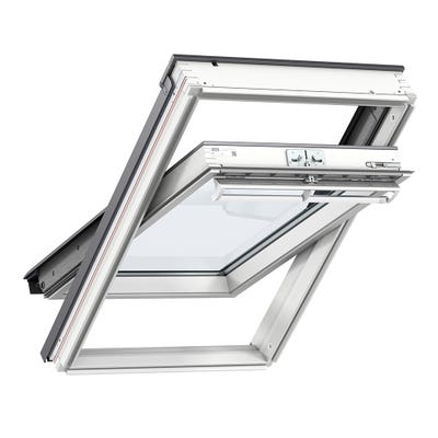 VELUX GGL MK08 2070 78 x 140cm White Painted Laminated Centre Pivot Roof Window