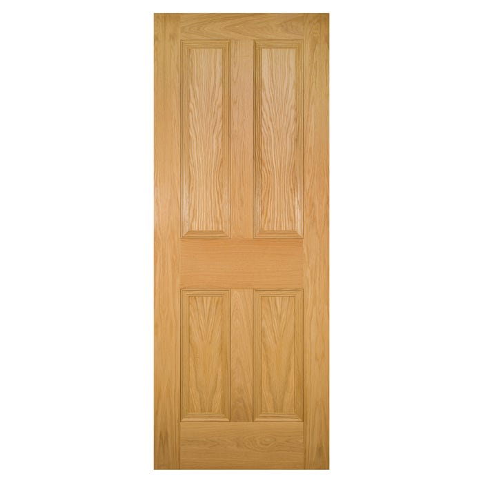 Deanta Internal Oak Kingston 4 Panel FD30 Fire Door 2040 x 826 x 44mm Deanta Internal Oak Kingston 4 Panel FD30 Fire Door 2040 x 826 x 44mm