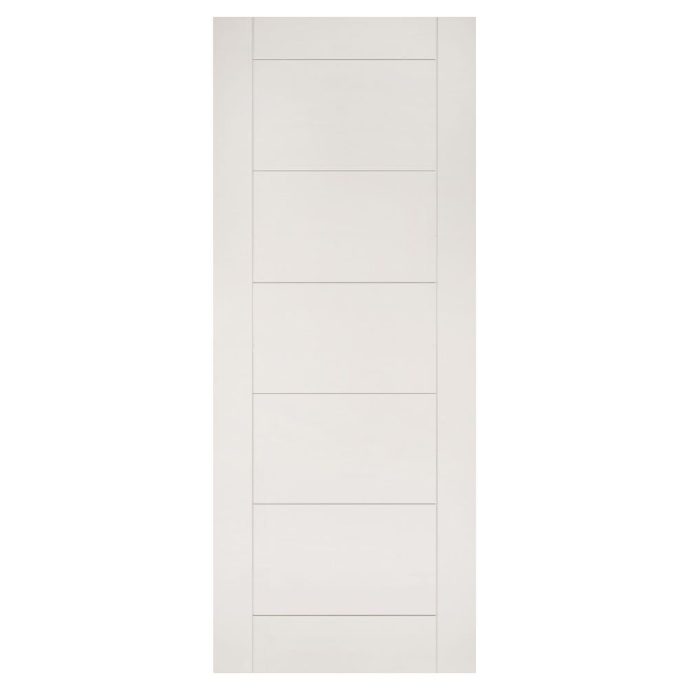 Deanta White Primed Seville 7 Panel FD30 Fire Door 2040 x 826 x 44mm