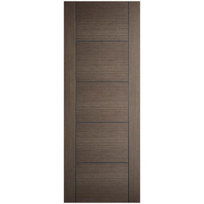 LPD Chocolate Grey Vancouver 5 Panel Fire Door 1981 x 686 x 44mm