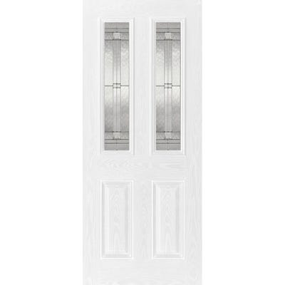 LPD Composite/GRP Malton 2L White Glazed Door 1981 x 838 x 44mm
