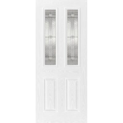 LPD External Composite/GRP Malton 2L White Glazed Door 1981 x 838 x 44mm