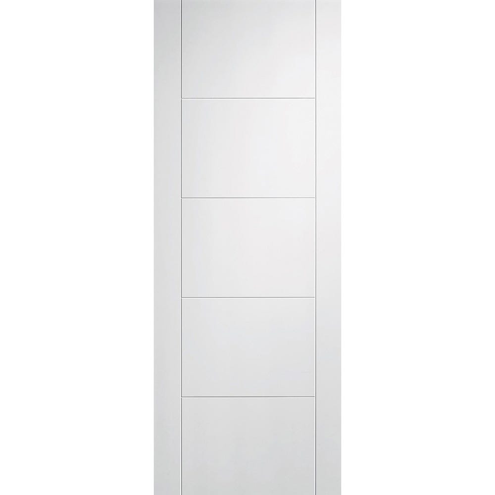 LPD White Primed Vancouver 5 Panel FD30 Fire Door 1981 x 686 x 44mm