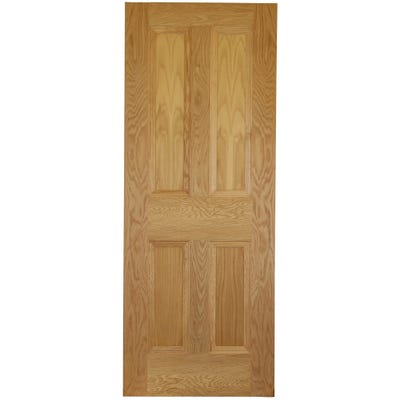 Deanta Internal Oak Kingston 4 Panel Door