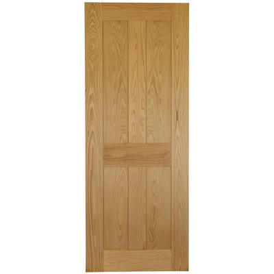 Deanta Internal Oak Eton Shaker 4 Panel Door