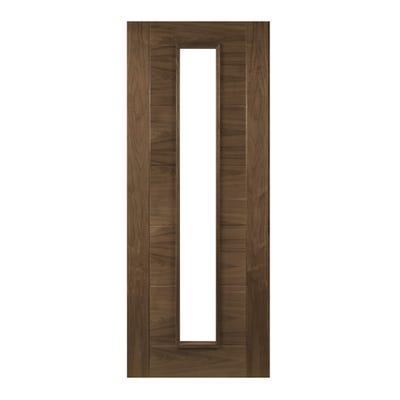 Deanta Walnut Seville 1L Clear Glazed Door 2040 x 726 x 40mm