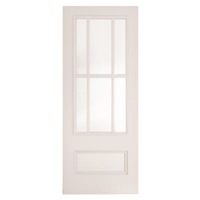 Deanta White Primed Canterbury 6L Clear Glazed Door 1981 x 686 x 35mm