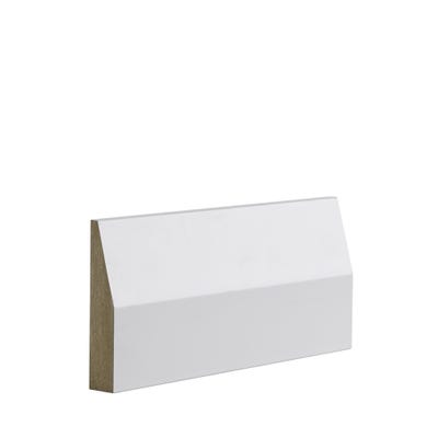 Deanta White Primed Half Splayed Architrave 90 x 16 x 2100mm Door Set