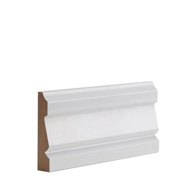 Deanta Internal White Primed Ulysses Architrave 90 x 18 x 2100mm Door Set