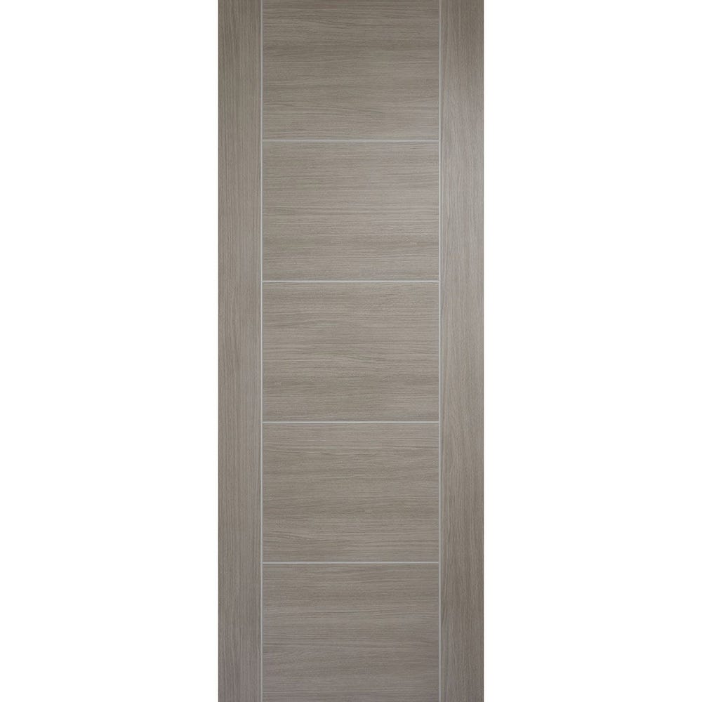 LPD Internal Light Grey Laminate Vancouver 5 Panel FD30 Fire Door
