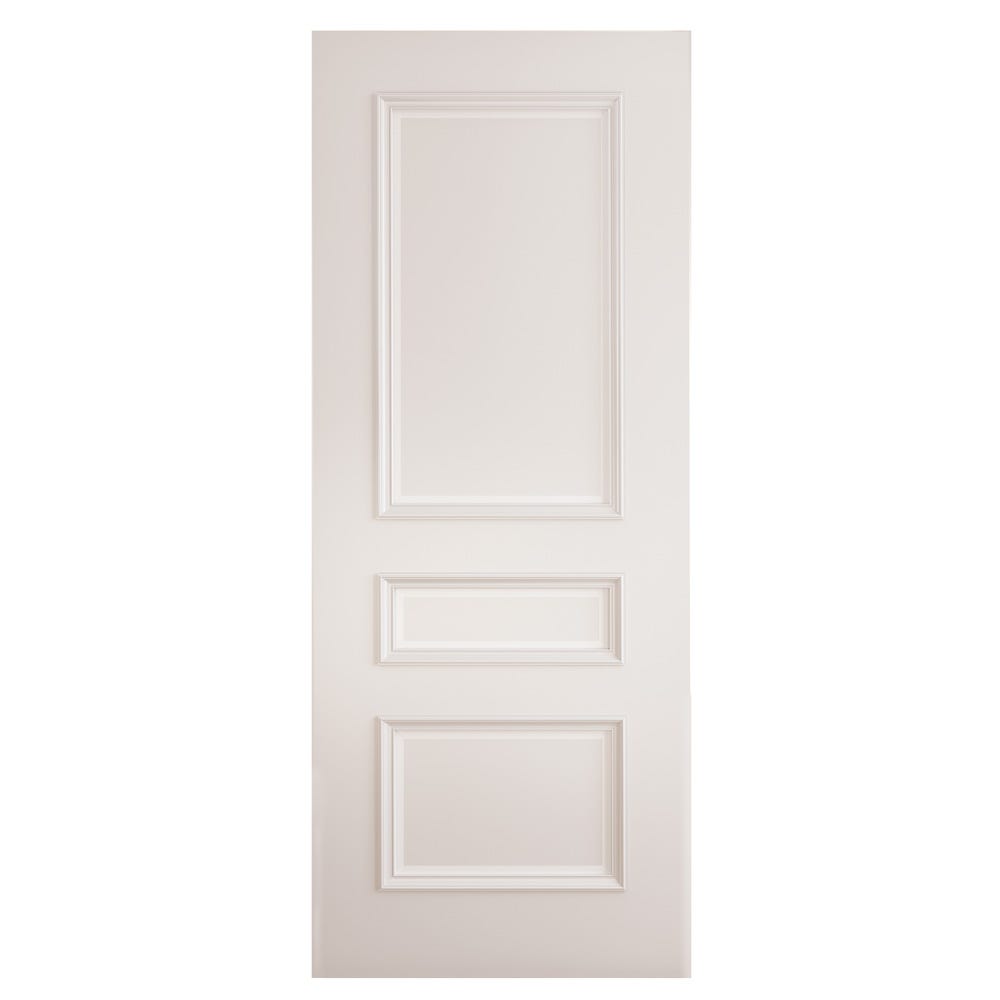 Deanta Internal White Primed Windsor 3 Panel FD30 Fire Door
