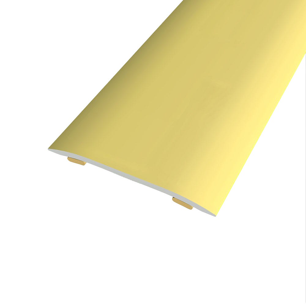 Laminate Stickdown Threshold Cover Strip Gold Aluminium 0.9m