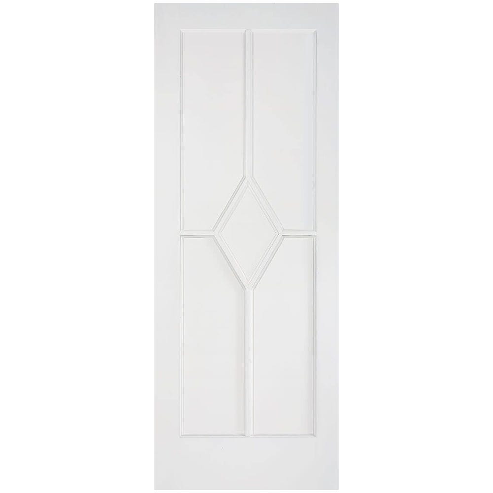 LPD White Primed Reims 5 Panel FD30 Fire Door 1981 x 838 x 44mm