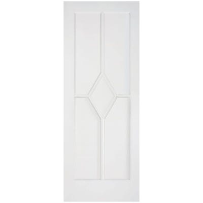 LPD White Primed Reims 5 Panel FD30 Fire Door 1981 x 838 x 44mm