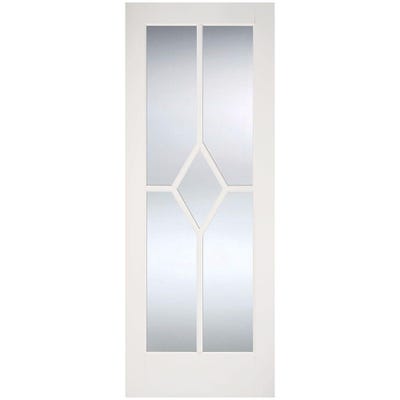 LPD White Primed Reims 5L Clear Glazed Door 1981 x 762 x 35mm
