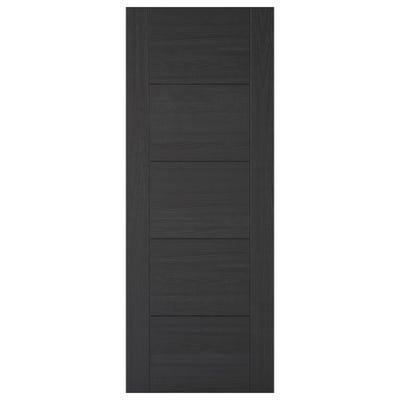 LPD Internal Charcoal Black Vancouver Pre-Finished 5 Panel Door