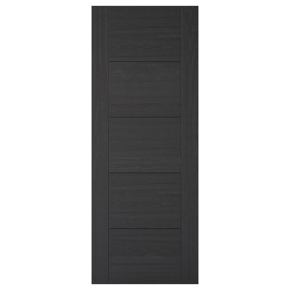LPD Internal Charcoal Black Vancouver 5 Panel FD30 Fire Door
