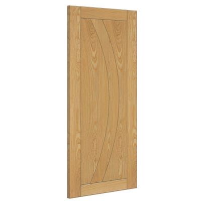 Deanta Oak Ravello 3 Panel FD30 Fire Door 1981 x 610 x 44mm