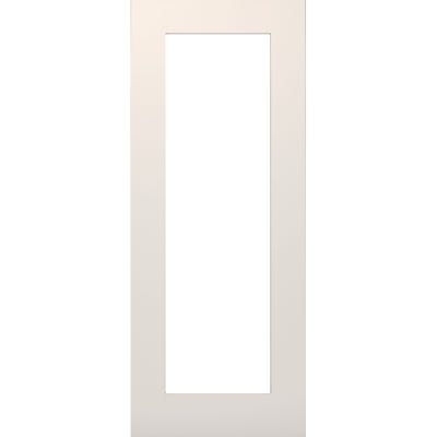 Deanta Internal White Primed Denver 1L Clear Glazed Door 1981 x 838 x 35mm