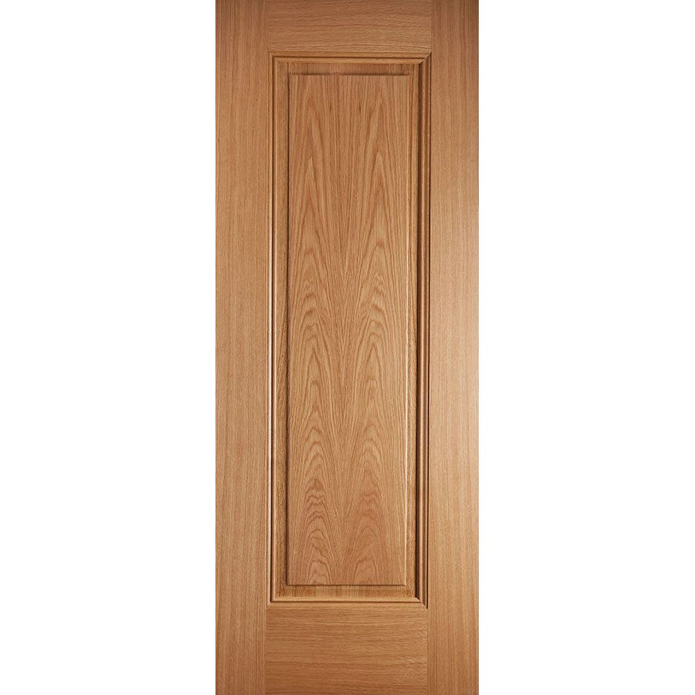 LPD Oak Eindhoven 1 Panel FD30 Fire Door 1981 x 838 x 44mm