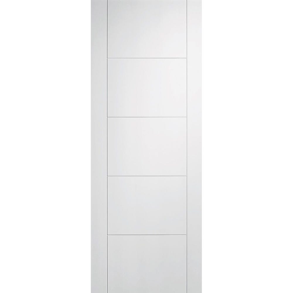 LPD Internal White Primed Vancouver 5 Panel FD30 Fire Door