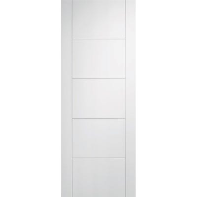LPD White Primed Vancouver 5 Panel FD30 Fire Door 2040 x 926 x 44mm