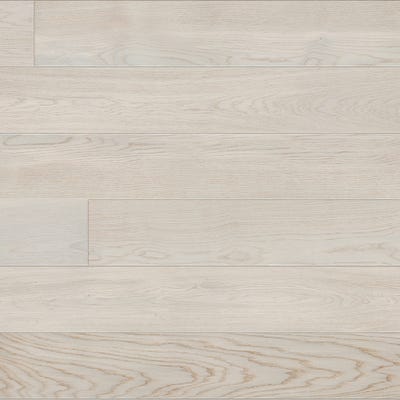 14 x 180mm Brushed Matt Lacquered Planked White Oak 5G LOC Engineered Wood Flooring