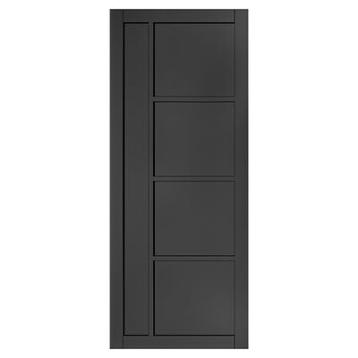 Deanta Internal Brixton Black Prefinished Door 2040 x 726 x 40mm