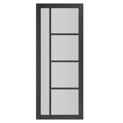 Deanta Brixton Black Glazed Door 1981 x 686 x 35mm