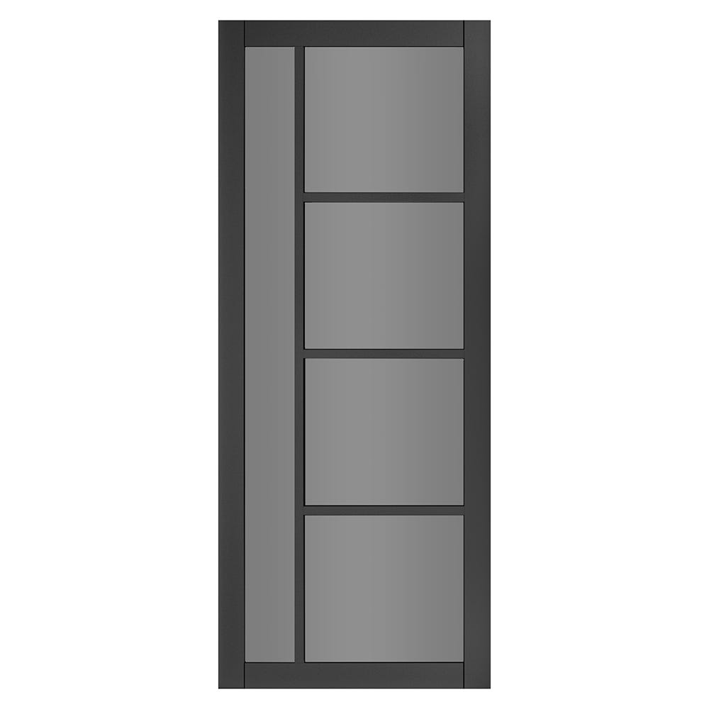 Deanta Brixton Black Tinted Glazed Door 1981 x 610 x 35mm