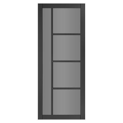 Deanta Brixton Black Tinted Glazed Door 1981 x 610 x 35mm