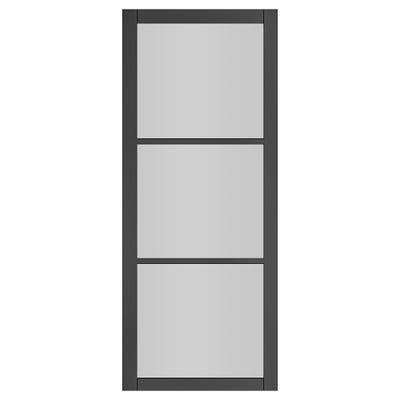 Deanta Internal Camden Black Prefinished Glazed Door 2040 x 726 x 40mm