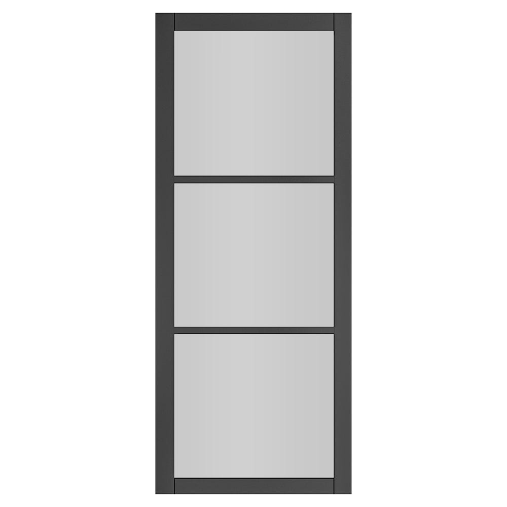 Deanta Internal Camden Black Glazed Door