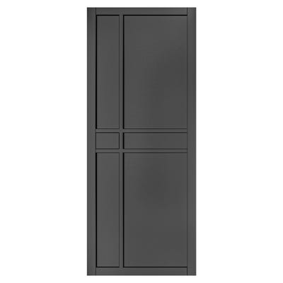 Deanta Internal Dalston Black Prefinished Door 1981 x 686 x 35mm